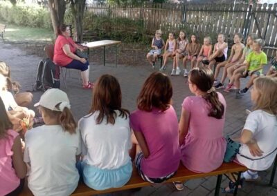 Állati jó tábor képei Szentesről, Gólyás ház 2025.08.15.